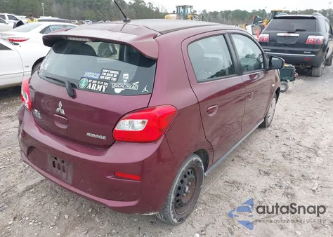 2017 Mitsubishi Mirage Es z USA, uszkodzony, nr VIN ML32A3HJ3HH020201